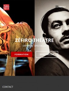 Zéfiro Théâtre - création de site web www.arborescencia.net