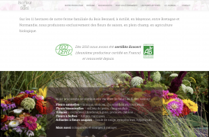Bio Fleur de Soleil - Création et réalisation arborescencia.net